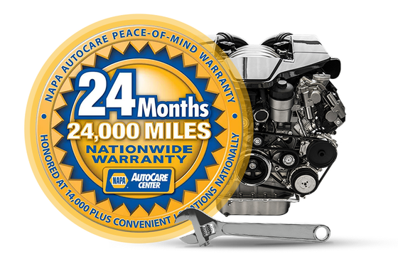 NAPA 24/24 Warranty | TireTech Auto Services