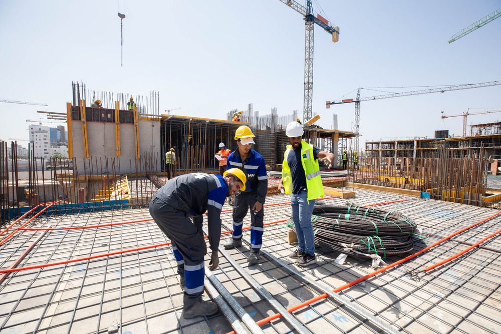 Travaux de construction