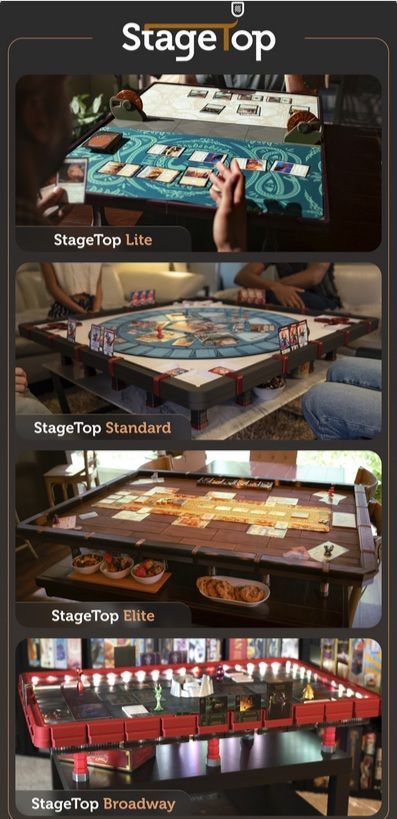 A group of people are playing a game on a table.