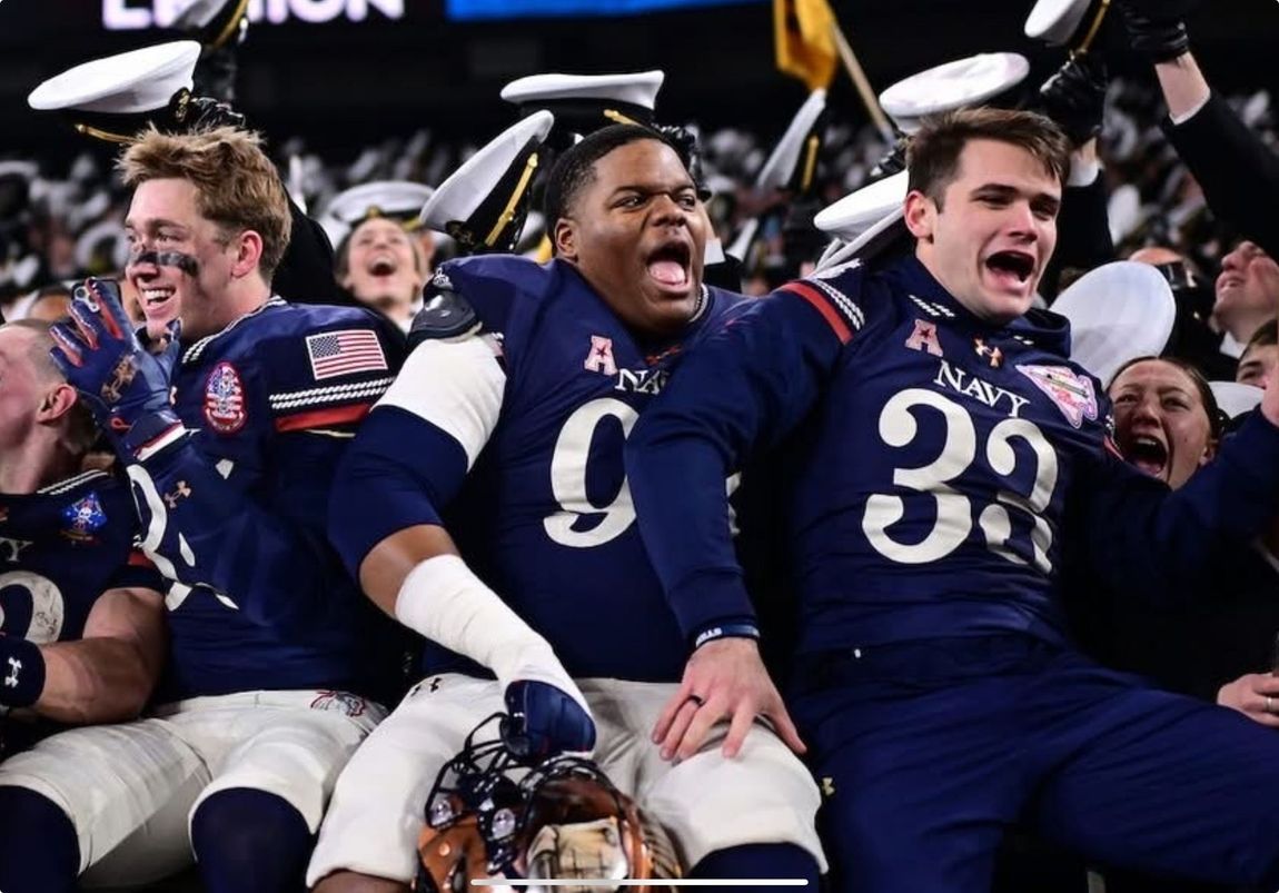 Navy Football Kendall Whiteside