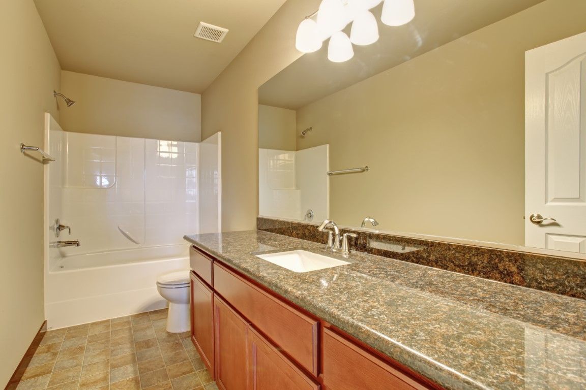 Bathroom remodeling project with granite countertops in Surprise AZ