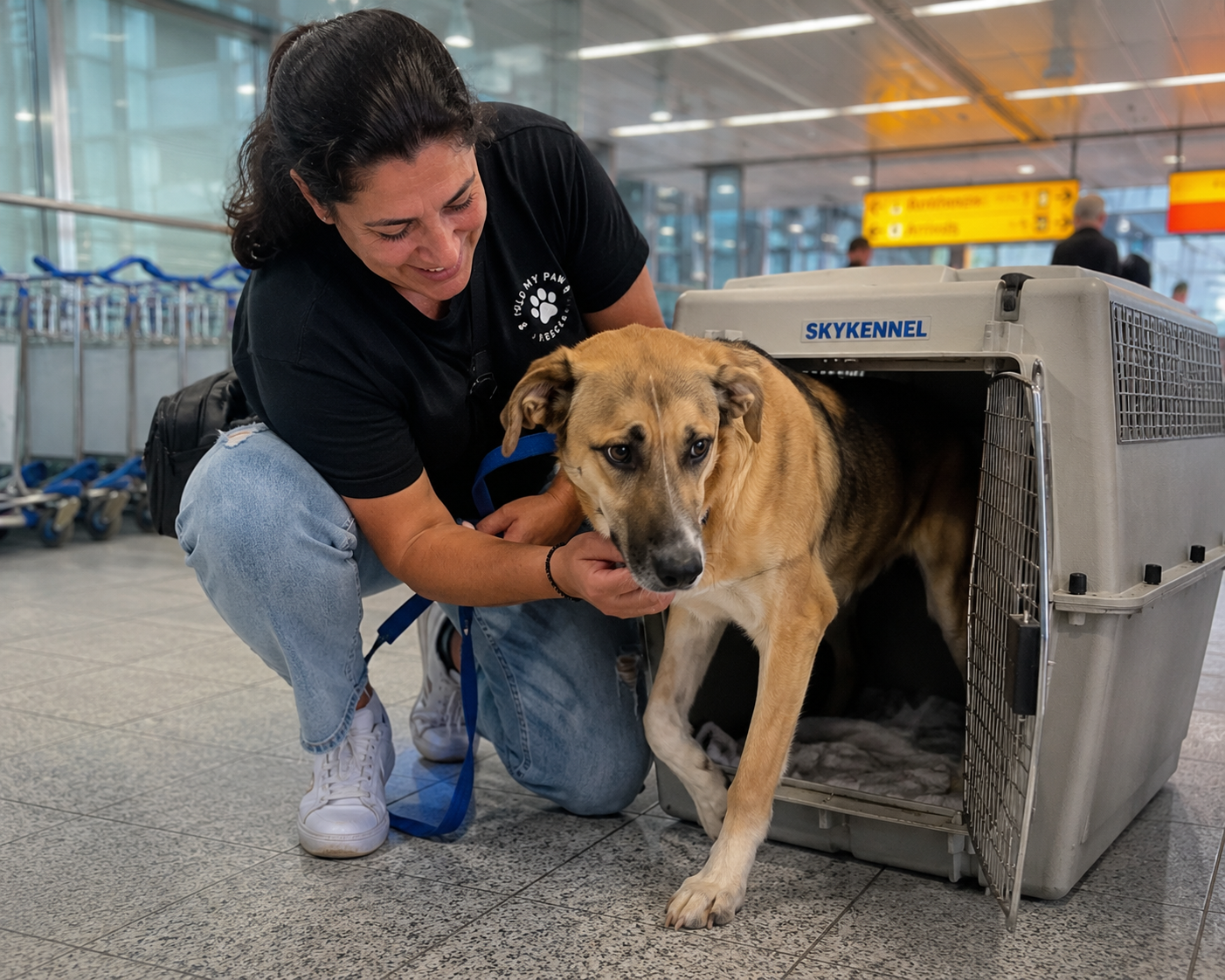 Aangekomen op Schiphol