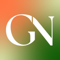 GN monogram logo on gradient background, representing Gabrielle Navon MD brand identity