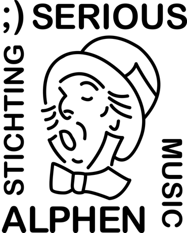 Zwart-wit logo met de tekst