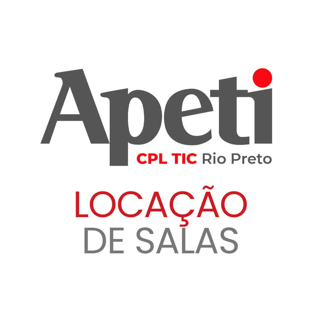 Um logotipo para uma empresa chamada apeti cpl tic rio preto.