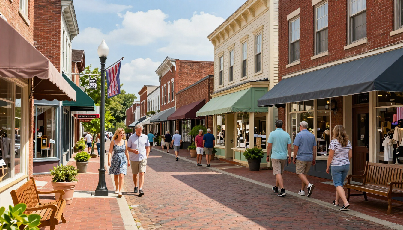 Local Southern Maryland Business District