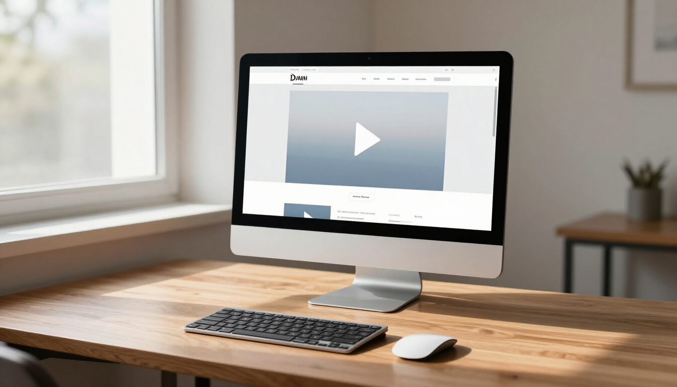Strategic video placement on a website