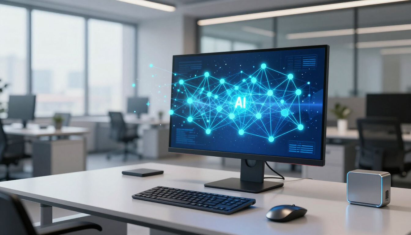 Digital representation of Generative Engine Optimization concepts with glowing connections.