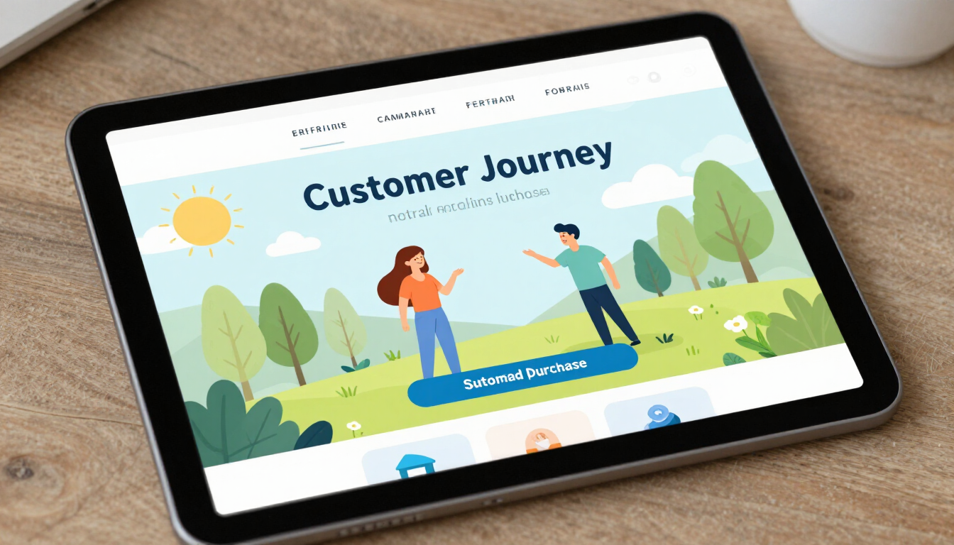Customer Journey Illustration