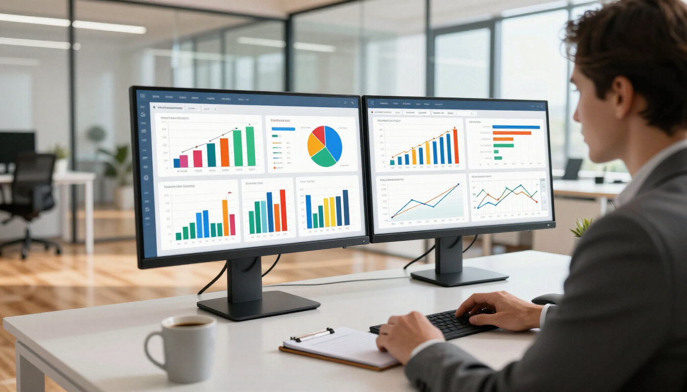Digital Marketer Analyzing Ad Performance