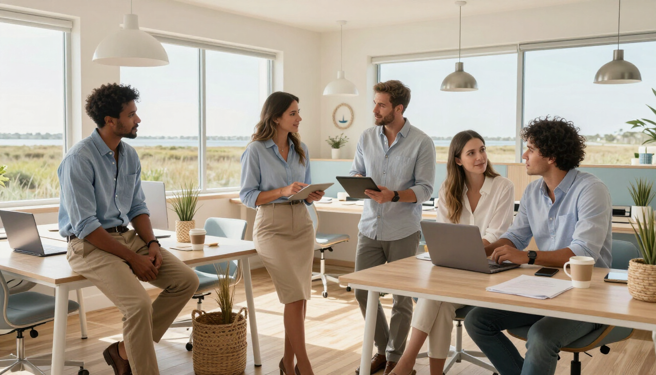 Professional local SEO experts working on business rankings