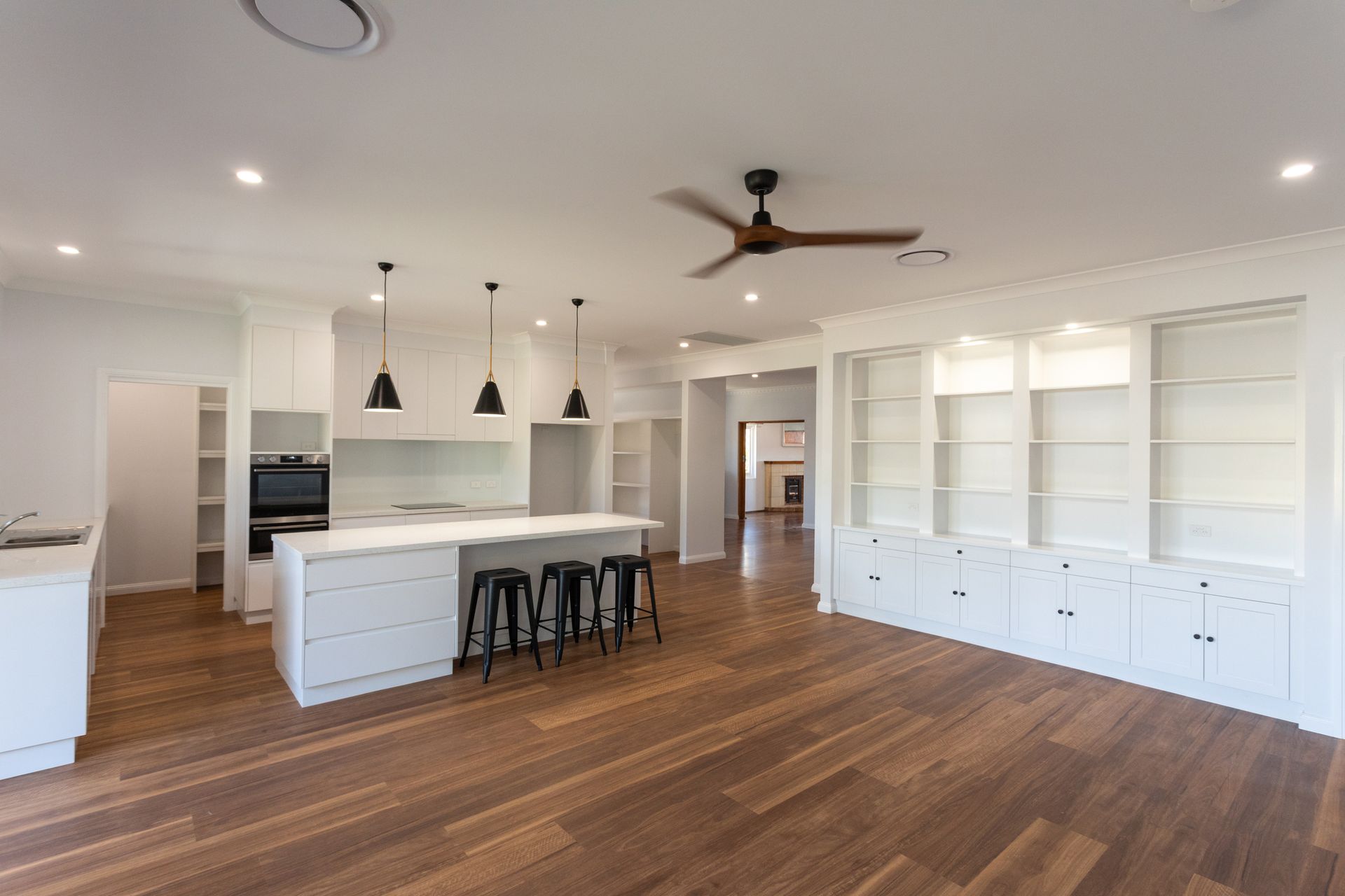 Stylish Open Plan Kitchen in a Newly Renovated House | Glenorchy, TAS | McKay Timber