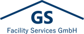 GS Facility Services GmbH Logo mit blauer Dachlinie und Schriftzug