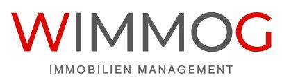 WIMMOG Immobilien Management Logo in Rot und Grau auf weißem Hintergrund