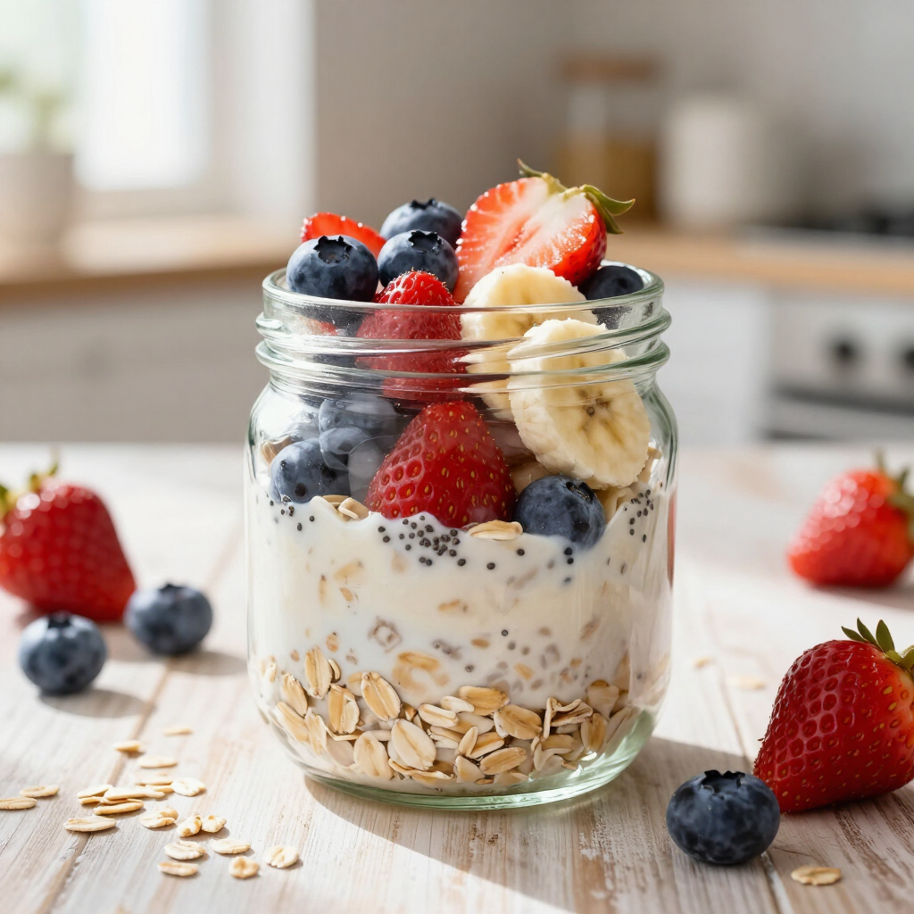 Candy Bar Overnight Oats