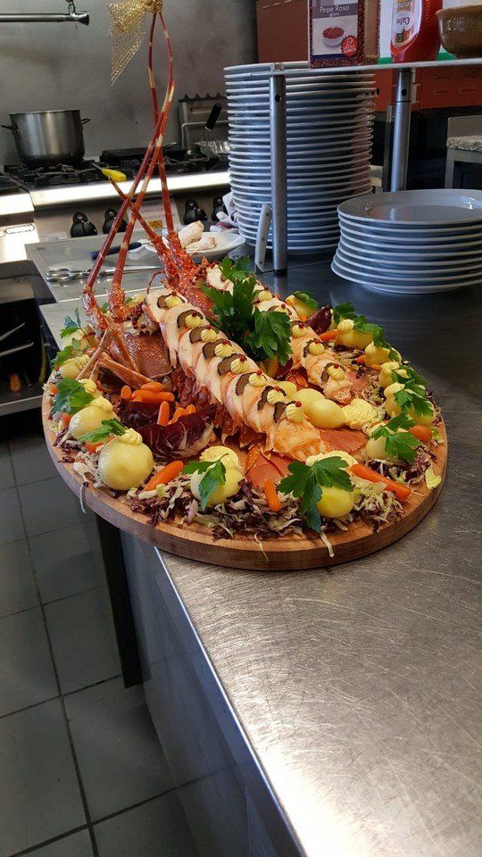 piatto a base di pesce