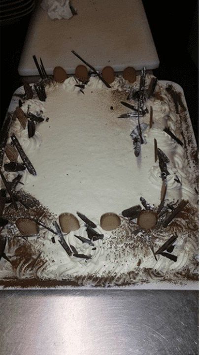 torta con panna e cacao