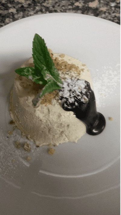 dessert semifreddo con cioccolato