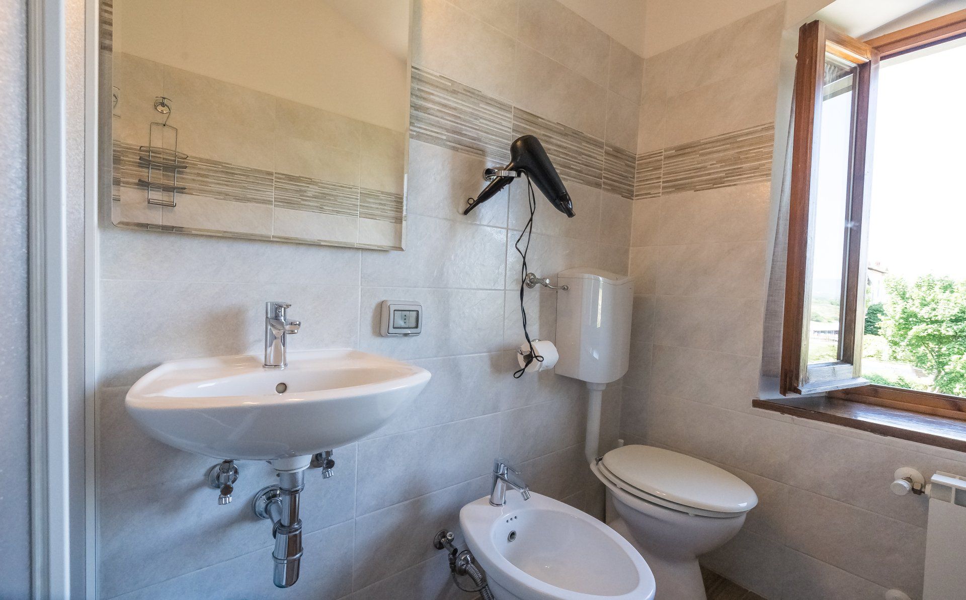 bagno del bed & breakfast vicino all'autodromo del Mugello