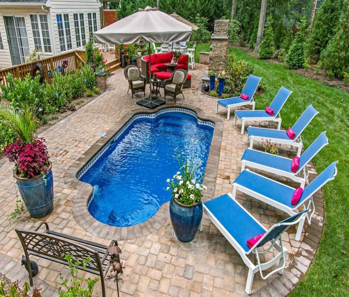 A Small Blue Swimming Pool - Madison, AL - Valley Pools