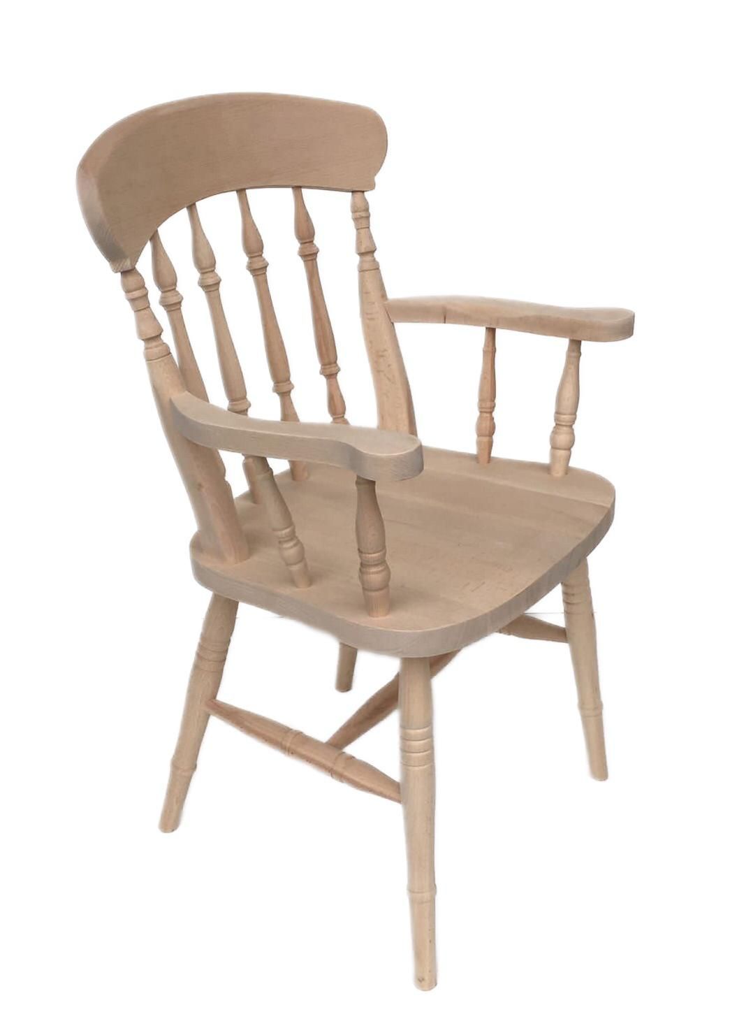 Spindle Carver Beech Farmhouse Spindle Dining Chair