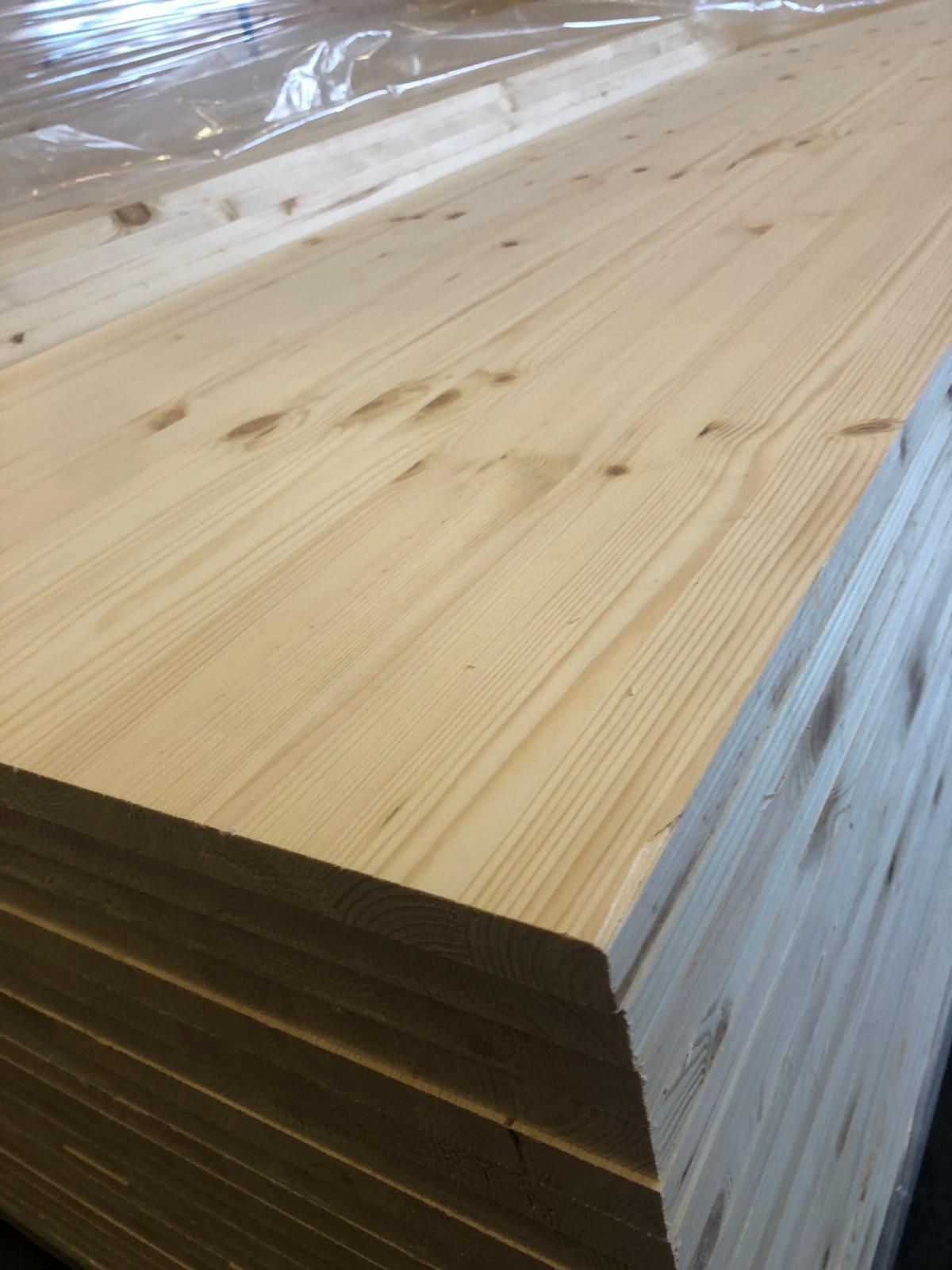 Redwood pine panels