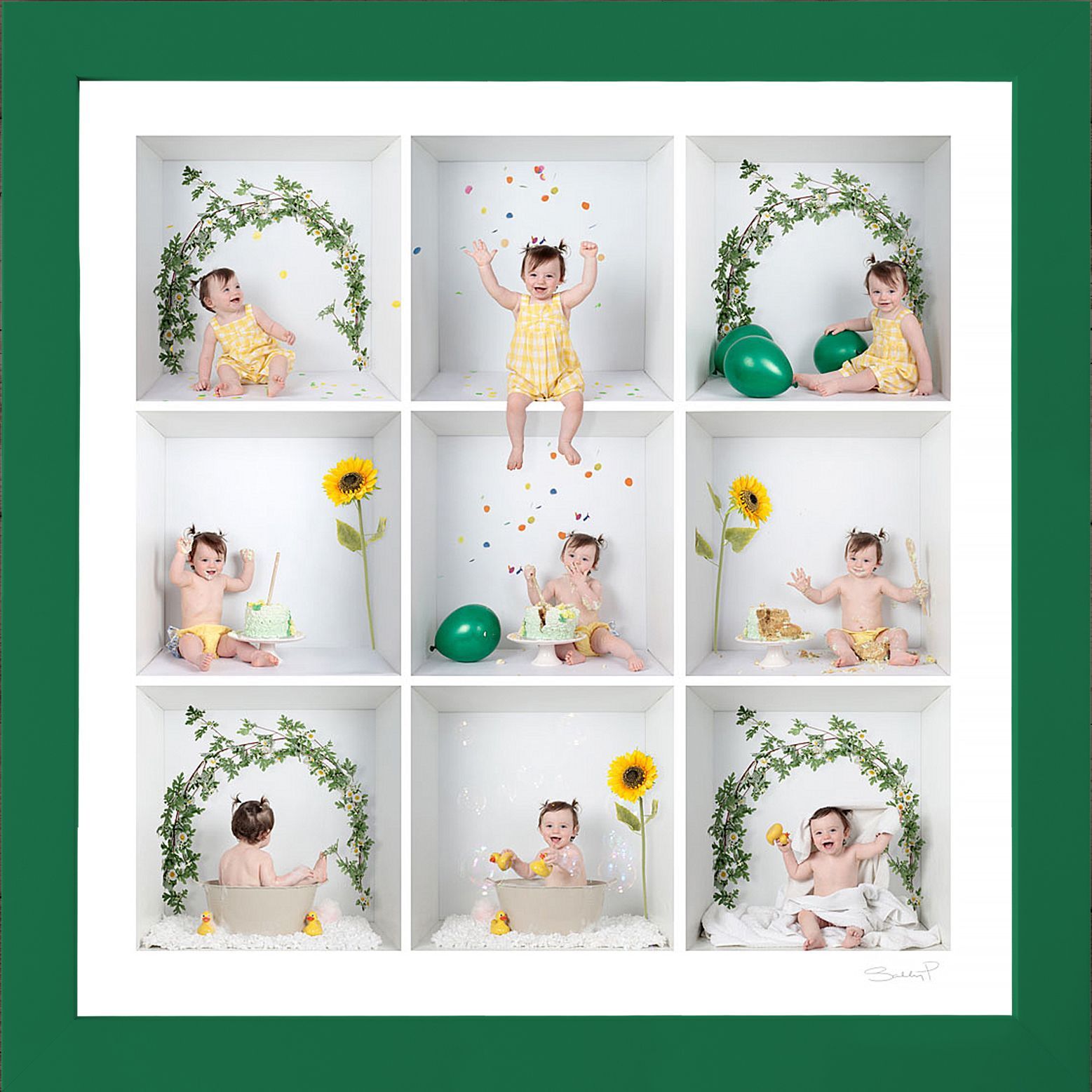 Birthday in a Box, the first birthday photoshoot and naturally sweetened cake smash cake in Braintree Essex