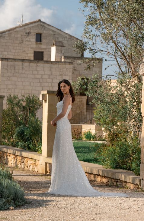 dettagli vestito da sposa Corin