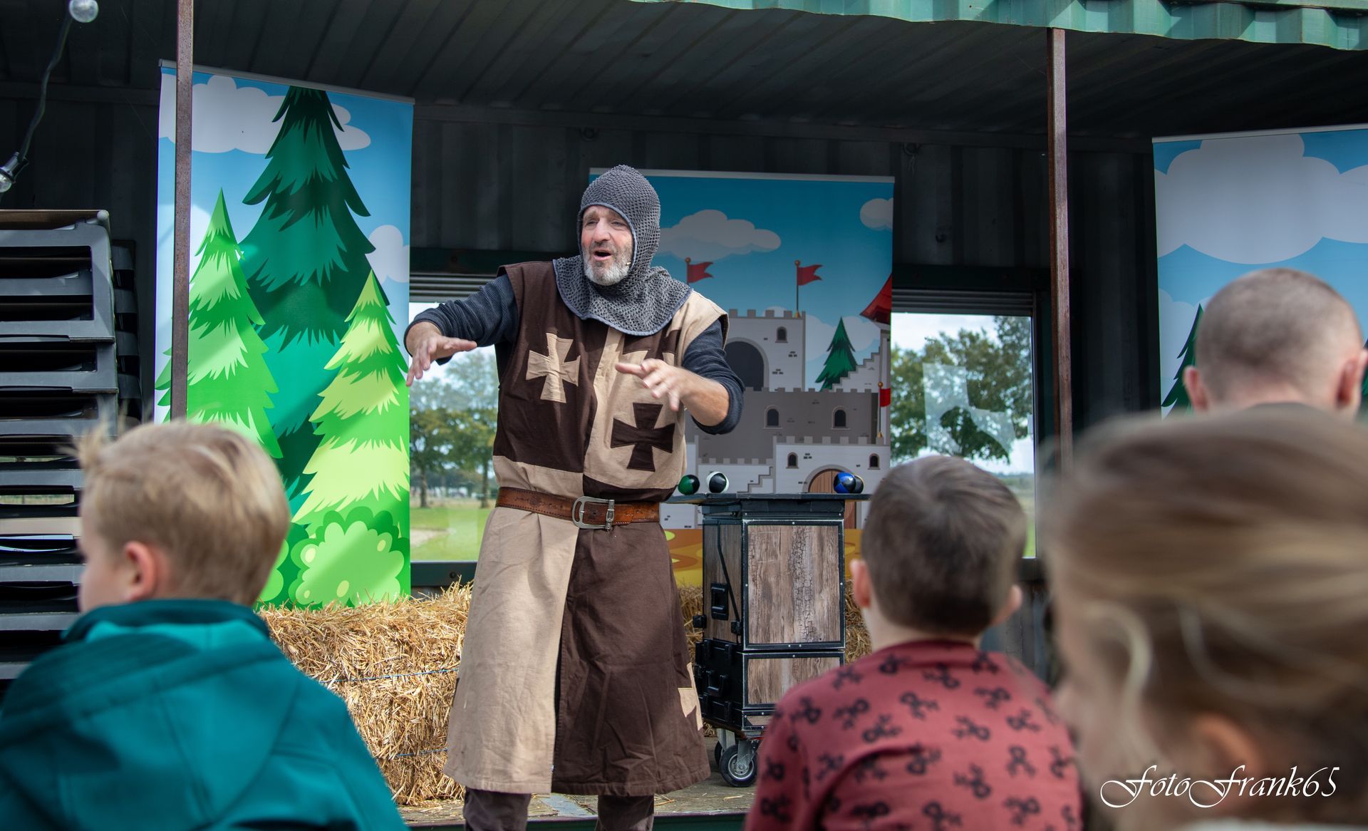 Ridder speelt theater voor publiek