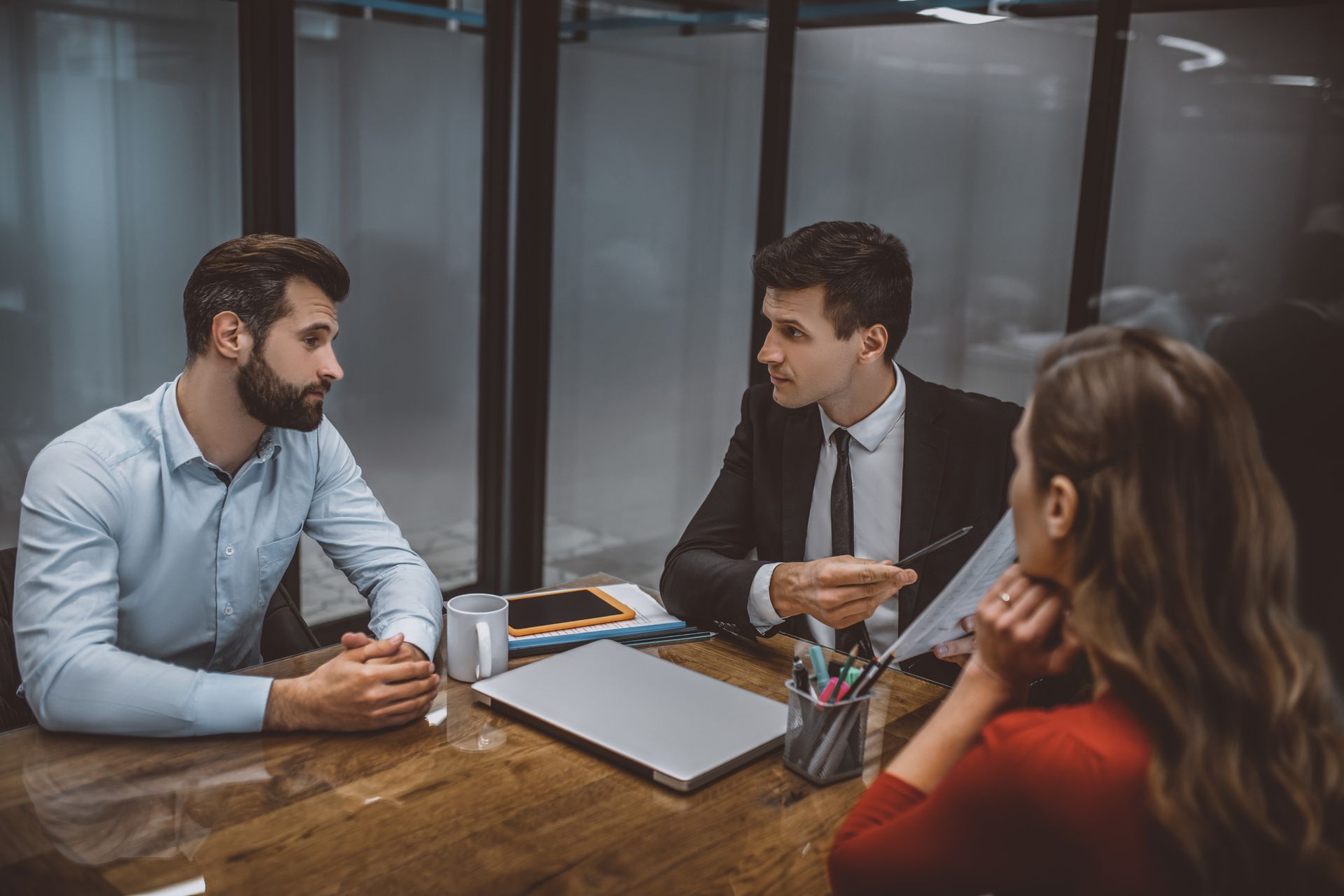 A Group of People Are Sitting at a Table Having a Meeting | Sydney, NSW | Online Divorce Australia