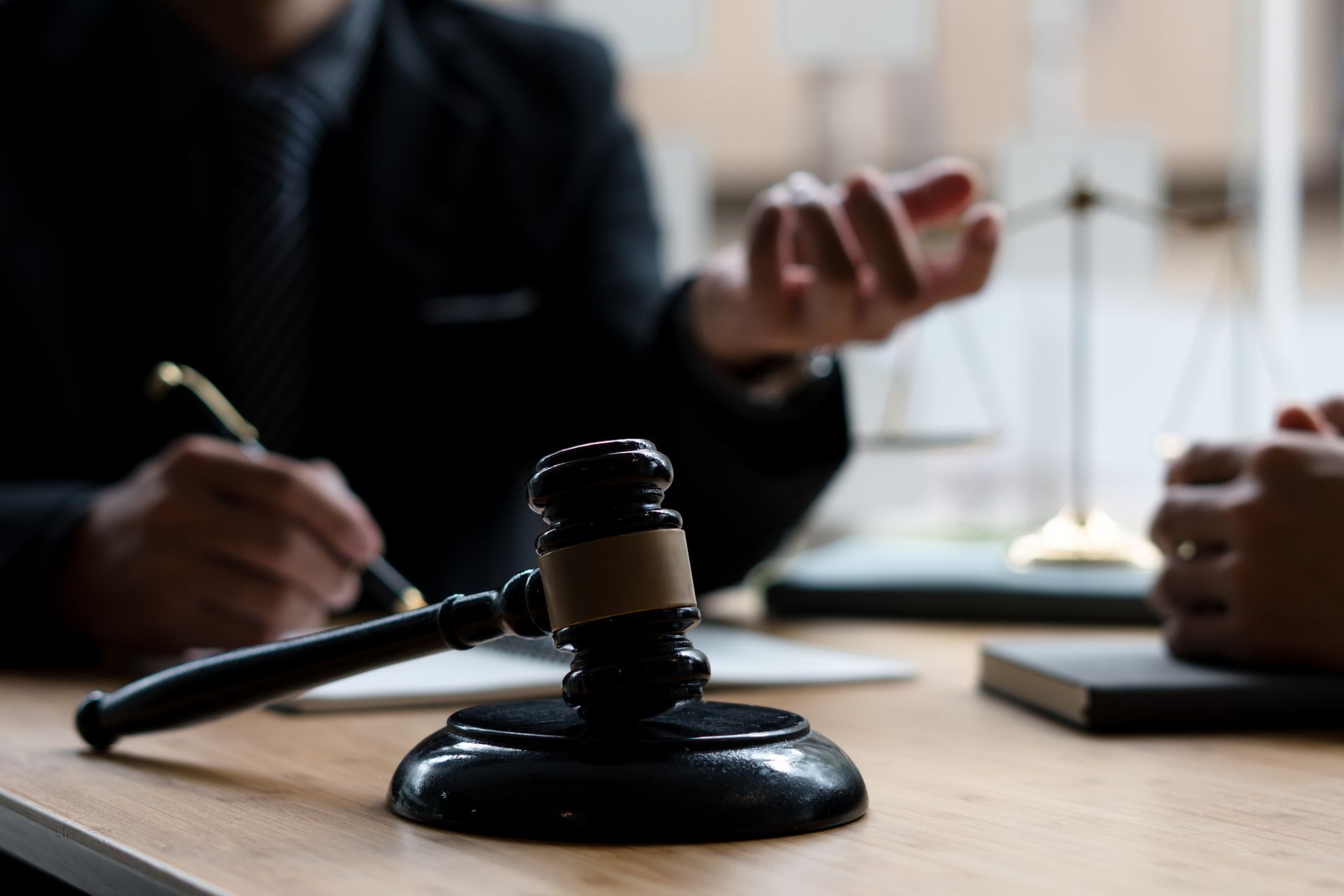 A Judge Is Sitting at a Table with a Gavel and a Pen | Sydney, NSW | Online Divorce Australia