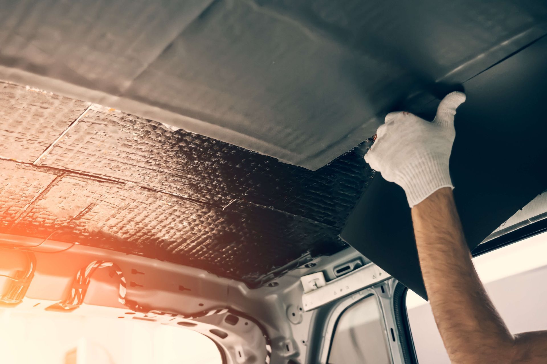 car roof lining repair