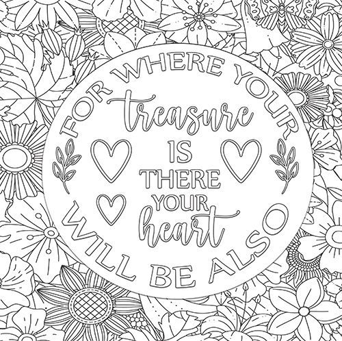 For where your treasure is.