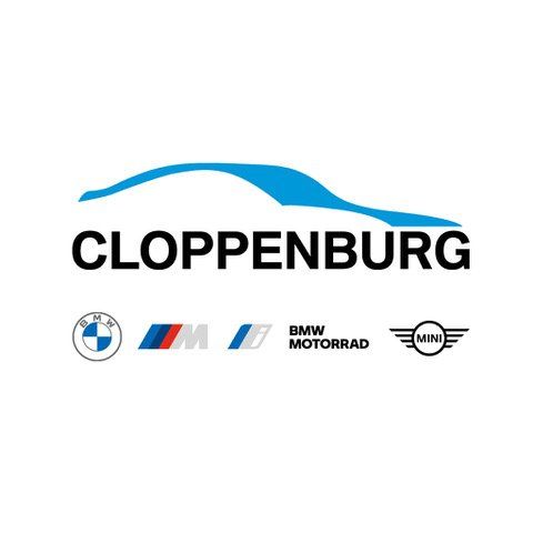Es ist ein Logo für einen BMW-Händler.