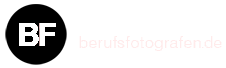 Ein schwarz-weißes Logo für berufsfotografen.de