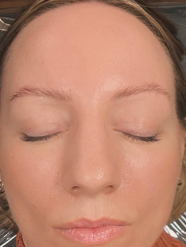 Person With Closed Eyes, Light Skin — Artisan Cosmetic Tattoo & Beauty in Worongary, QLD