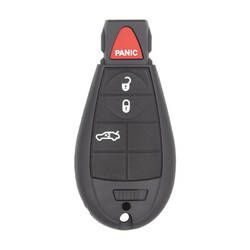 Jeep Dodge Chrysler Fobik Remote Key 3+1 Buttons Sedan Trunk Button Type FCC ID: M3N5WY783X - IYZ-C01C 433mhz