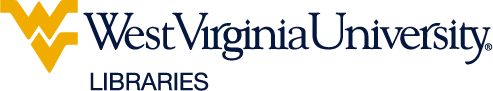 WVU Libraries logo. Text reads,