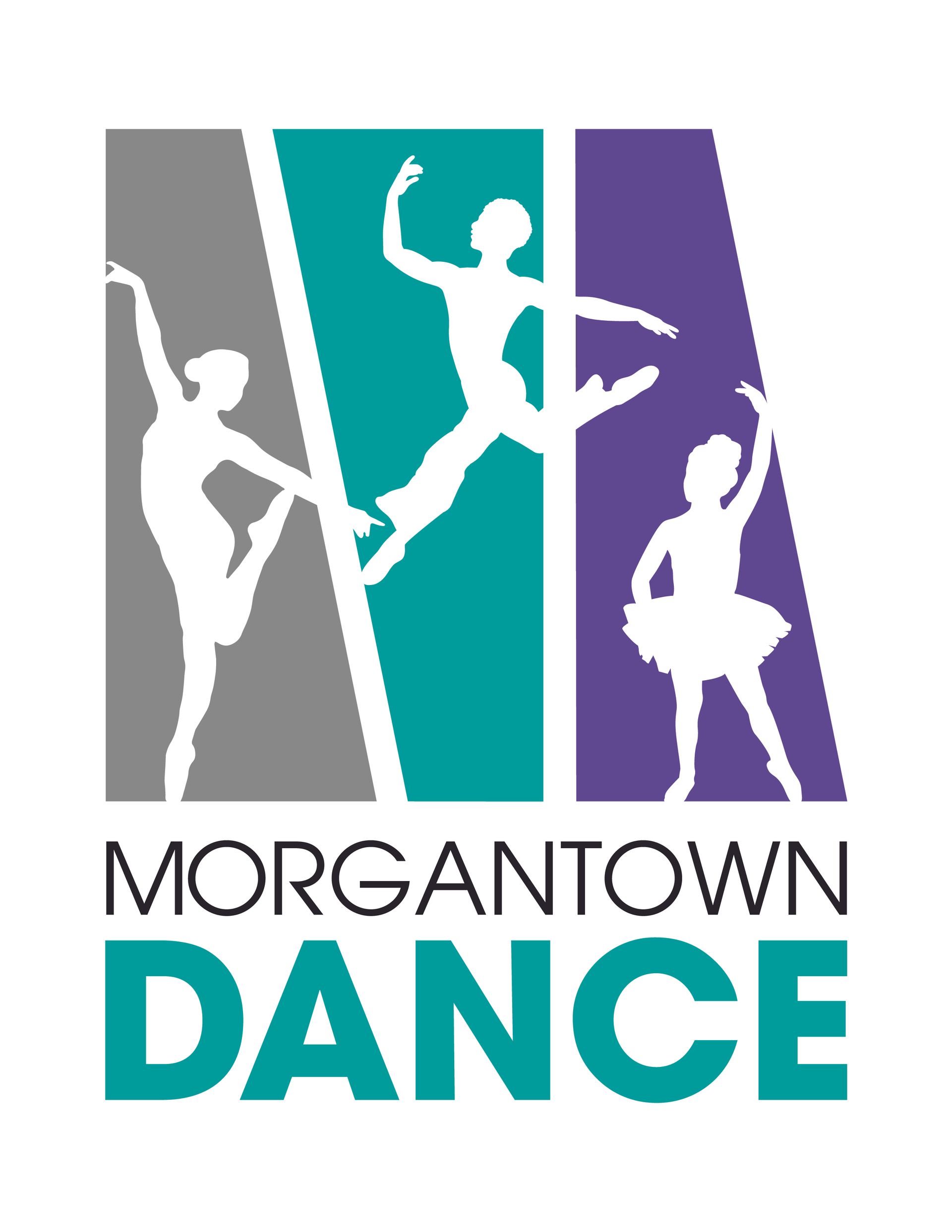 Morgantown Dance logo. Text reads,