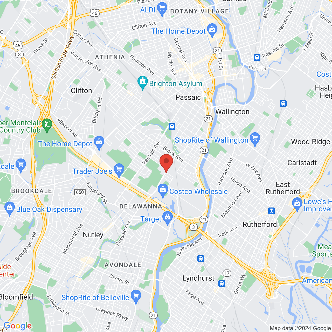 Our location on Google Maps