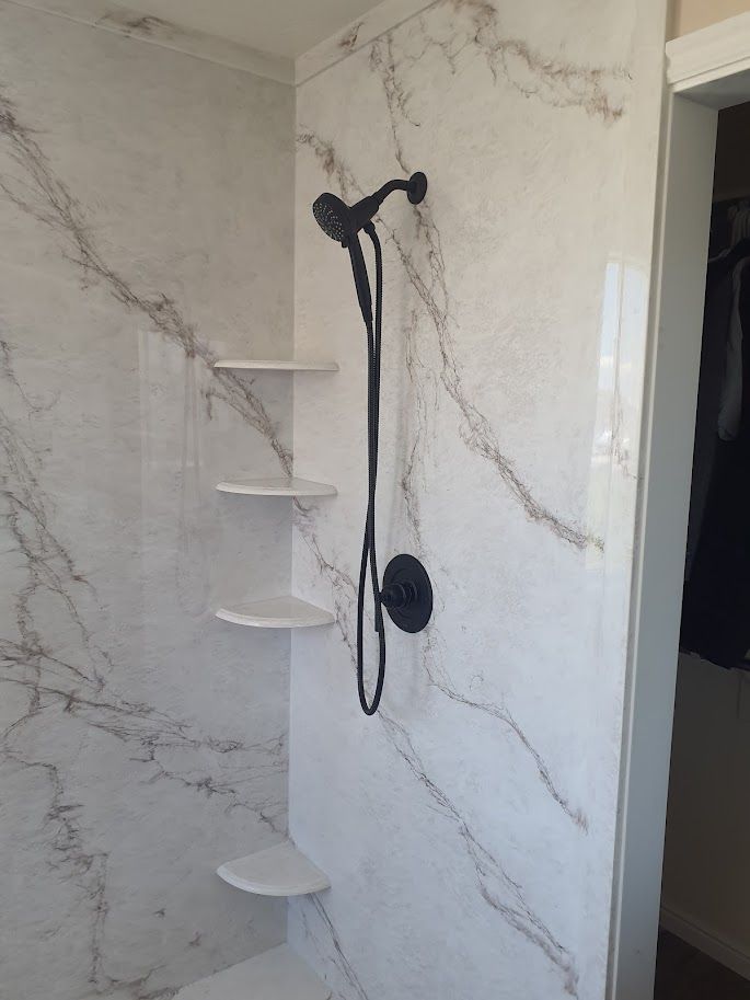 a new shower is installed in northern utah