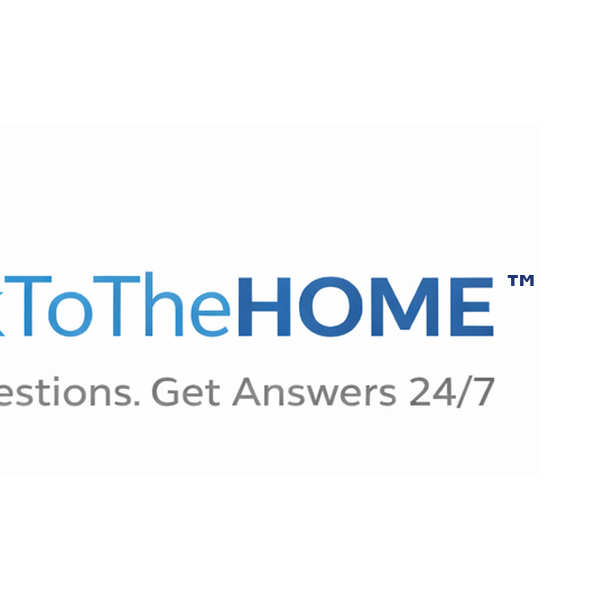 Talk to the Home logo, right half TalkToTheHome wordmark with 24/7 tagline