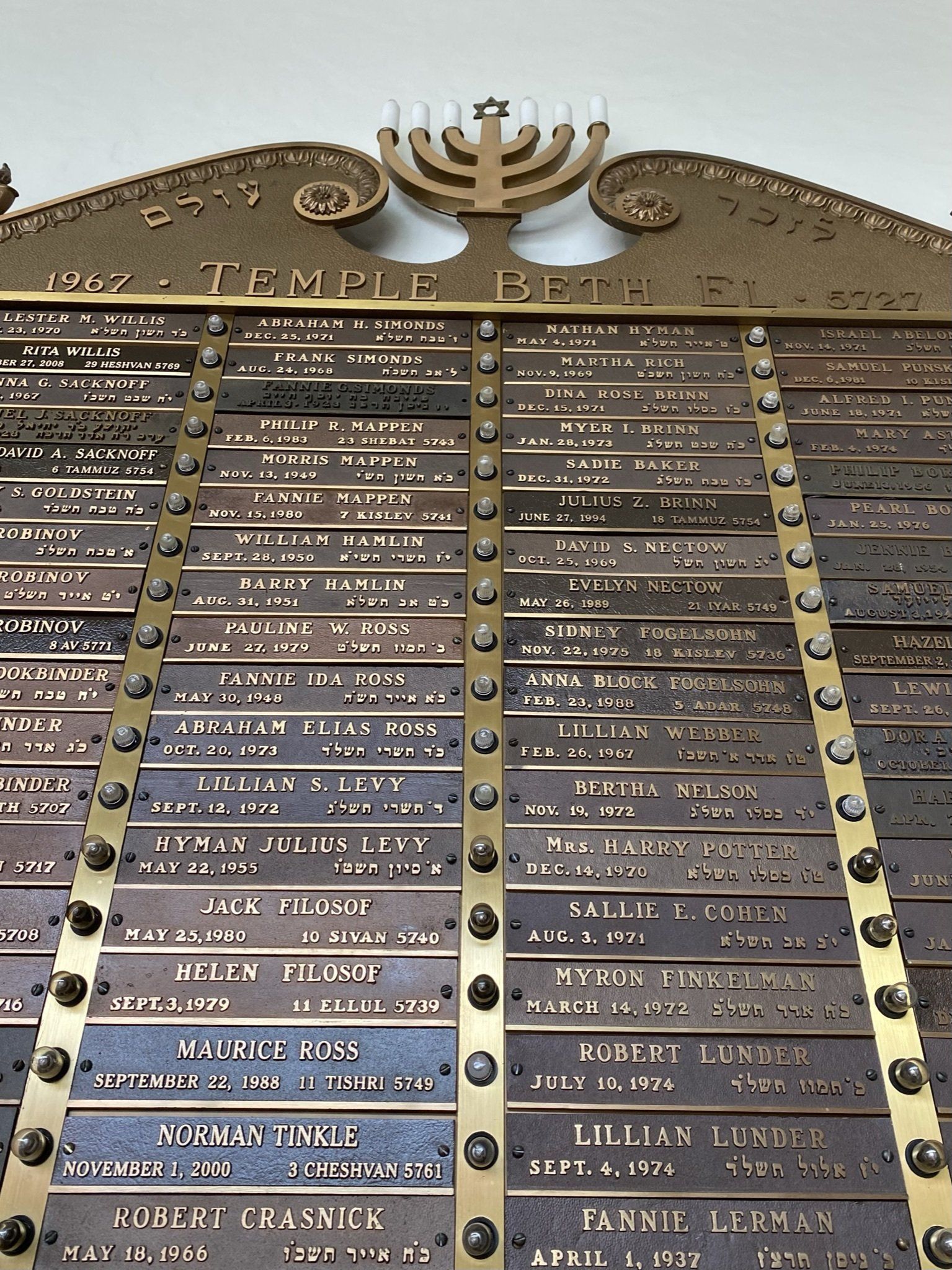 Memorial Plaques
