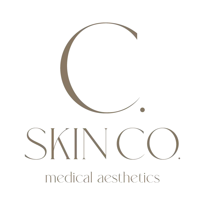 Logo for Skin Co., featuring a stylized 