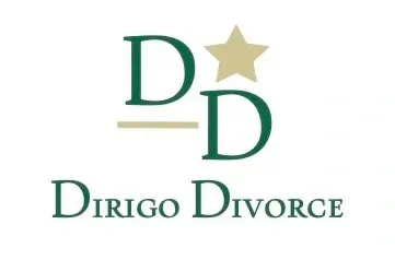 A logo for a company called dirigio divorce