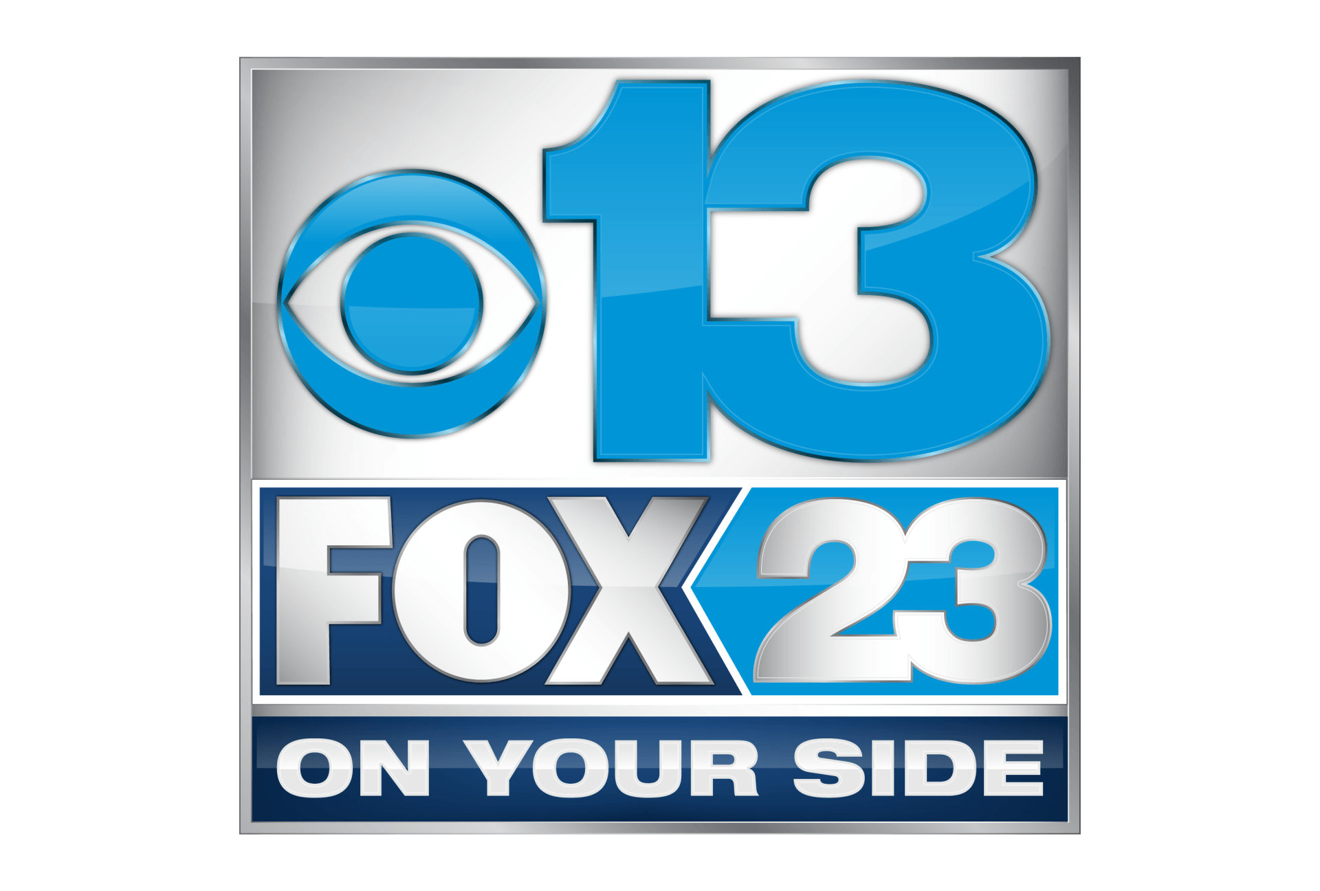 Fox 23 on your side logo on a white background
