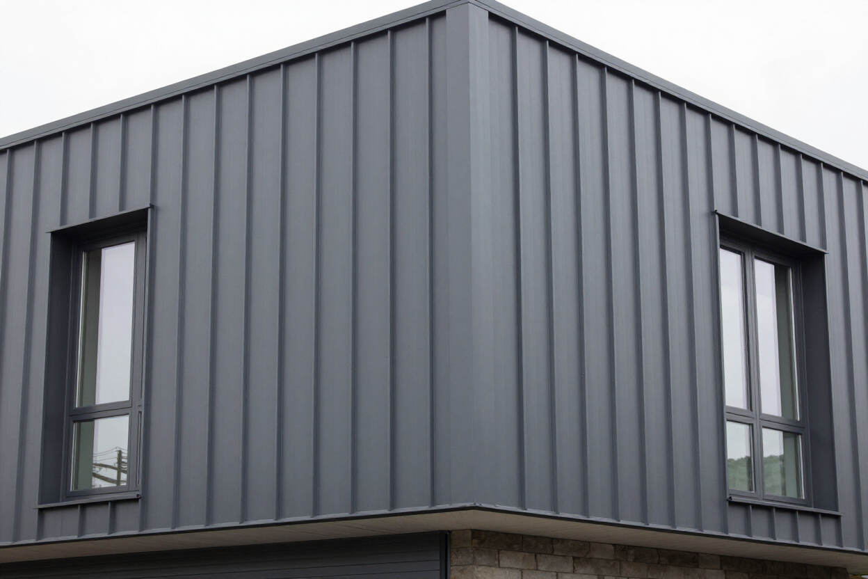 Standing seam architectural cladding