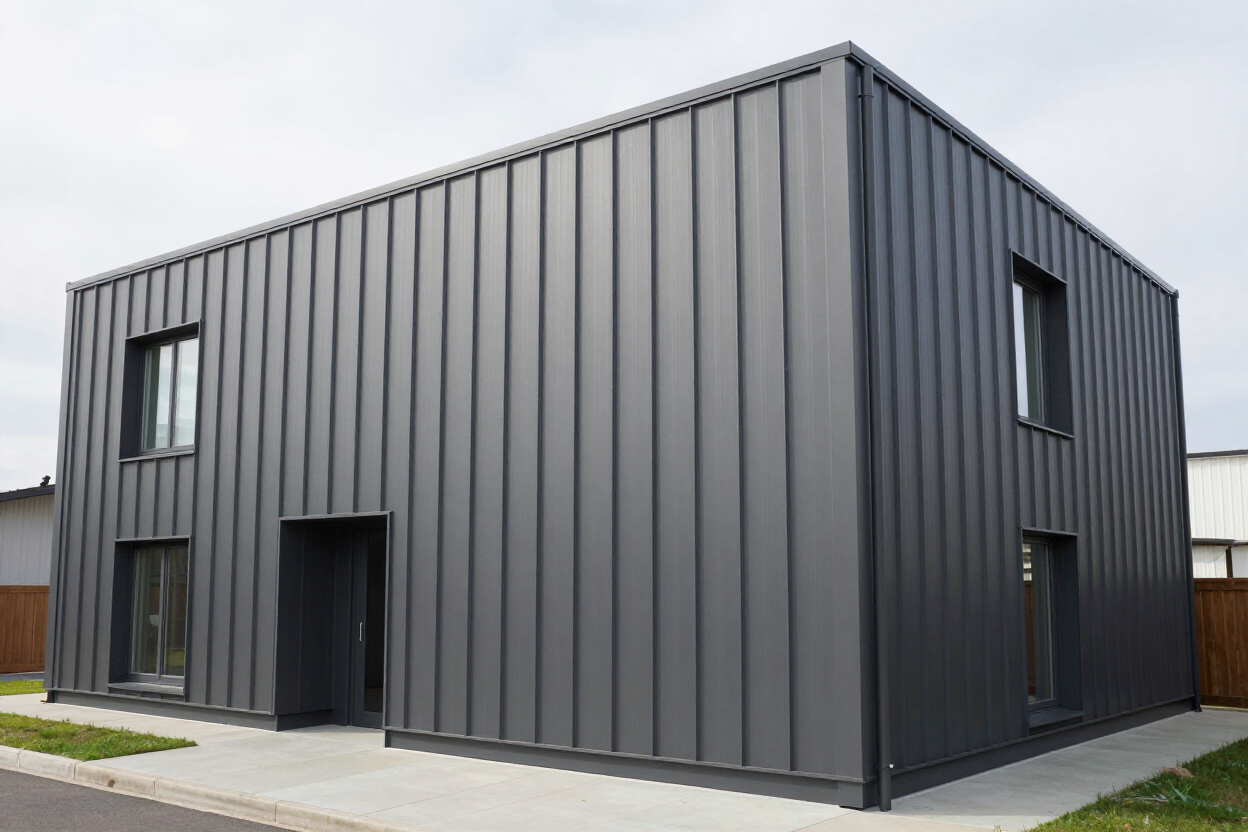 Standing seam architectural cladding