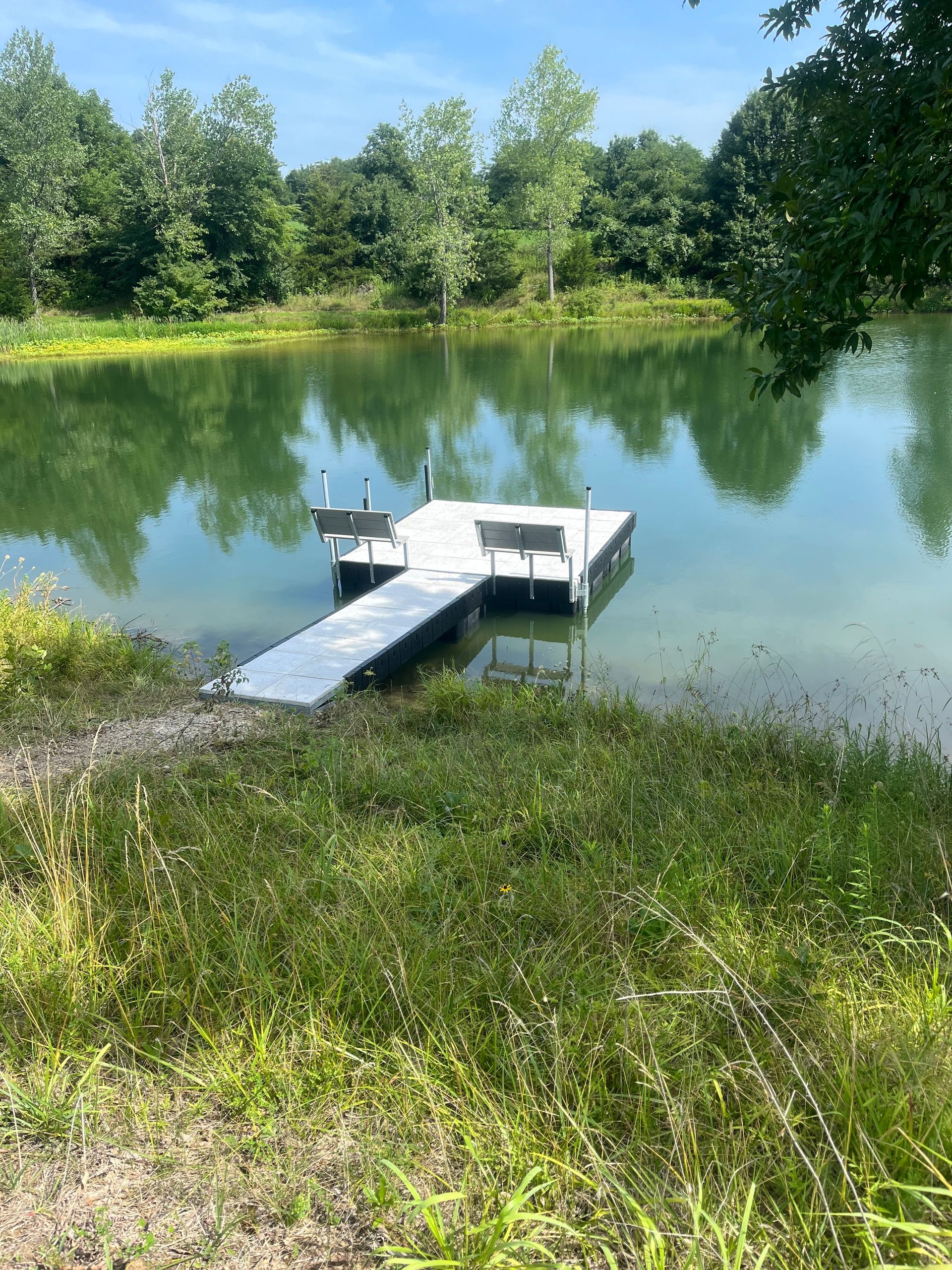 Create a Peaceful Pond or Fishing Dock in Lake Viking, MO With Mac's Docks.