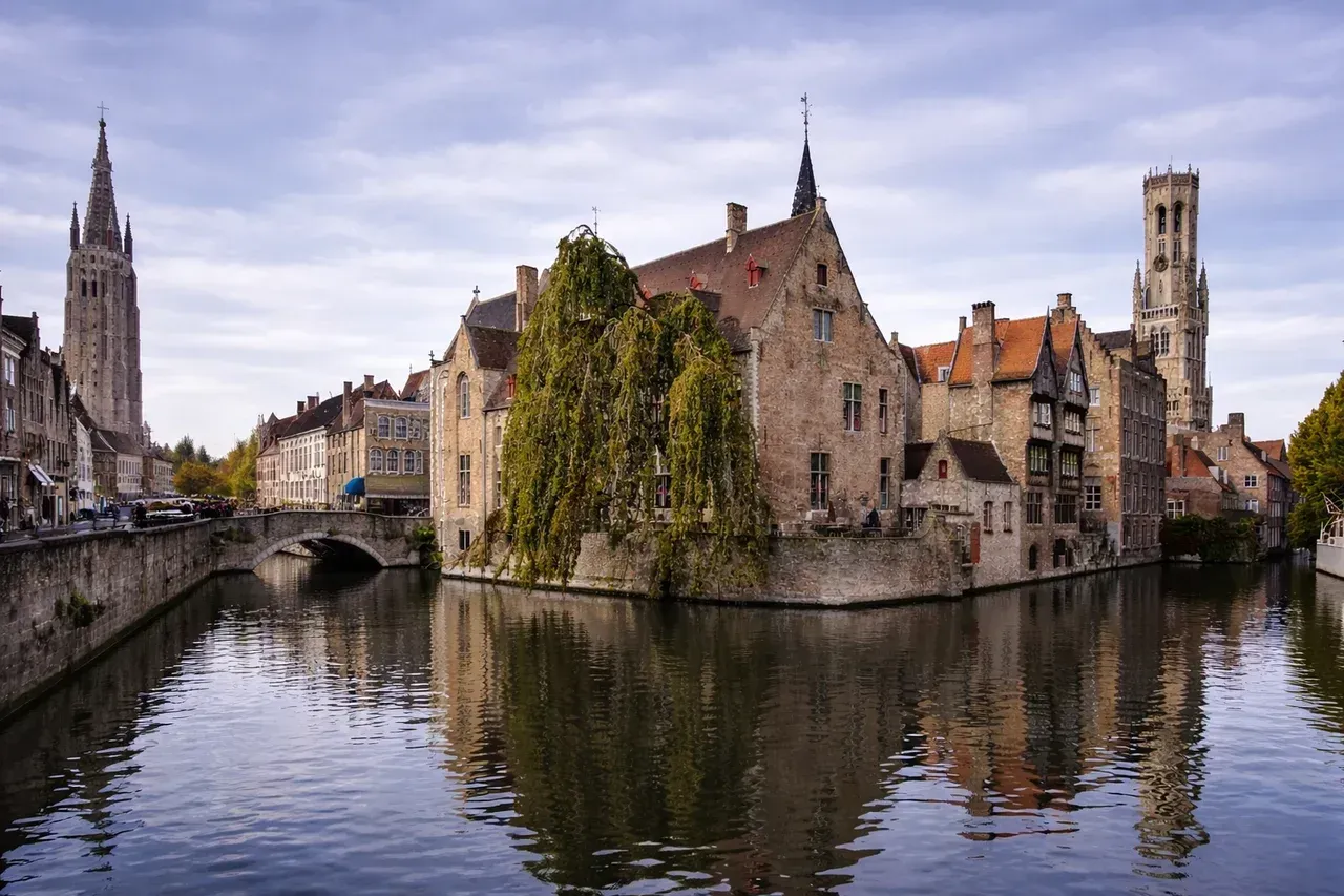 zicht op Brugge